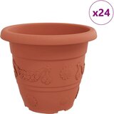  Okrogli cvetlični lonec 24 pcs Kamnito rdeča Ø 39 x 32 cm, (5000207308) | Shoptok.si