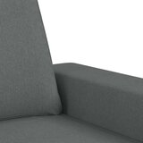  Fotelj s stolčkom za noge temno siv 60 cm blago | Shoptok.si