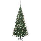  Umjetno božićno drvce LED sa setom kuglica 240 cm zeleno | shoptok.hr