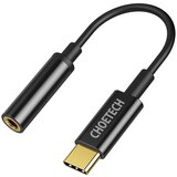 Choetech Adapter AUX003 Adapter USB-C na 3,5-milimetrski avdio priključek (črn), (21300268) | Shoptok.si