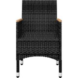  7-dijelni vrtni blagovaonski set crni | shoptok.hr