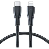 Kabel za punjenje Surpass Series A11 USB - C / Lightning 20W 0,25m - Crna