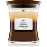 WoodWick trilogy Café sweets dišeča svečka 275 g unisex Cene