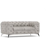 Ropez Svijetlo siva baršunasti sofa 185 cm Chelsea – Cijene