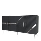 Hanah home komoda fuga KB150 anthracite silver | ePonuda.com