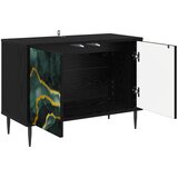  ormar WIJHE 69 x 33 x 50,5 cm Crni hrast Konstruirano drvo | shoptok.hr