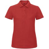  MAJICA KRATKI RUKAVI POLO B&C ID.001/WOMEN 180G CRVENA M | Shoptok.si