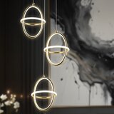 Toolight Viseća LED lampa G064-3CPR Gold | shoptok.hr