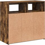  Komoda s LED svjetlima boja dimljenog hrasta 80 x 35 x 75 cm | shoptok.hr