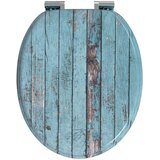  Toaletni pokrov s tiho zaporo Modra 44 x 38 cm MDF plošča, (5000208016) | Shoptok.si