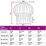  Zaštita od lišća za žljeb 2 pcs Srebrno 50 mm Nehrđajući čelik - 50 mm 2 | shoptok.hr