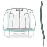donji stup za trampolin tip C – zeleni, kompatibilan s modelima 8–14 ft