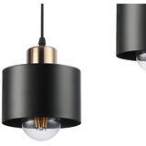  Visilica na sajli 1xE27/35W/230V prečnik 12 cm crna/zlatna | Eponuda.com