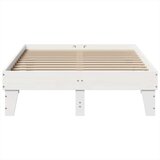 vidaXL Okvir kreveta bez madraca bijeli 135 x 190 cm masivna borovina | shoptok.hr