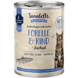 Sanabelle All Meat 6 x 400 g - Postrv in govedina Cene