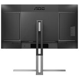 AOC Monitor LED U27U3CV Business 27'' 4H, Nano IPS, 3840x2160, 60Hz, 1300:1, 4ms, HDR400, 2xHDMI, 1xDP, USB-C 96W, USB hub, KVM, LAN RJ45, Speakers, Full Ergonomic, 3y - U27U3CV | Shoptok.si