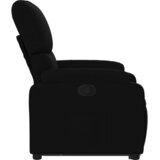  Naslonjač na podizanje od tkanine crni | shoptok.hr
