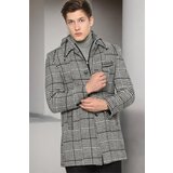 Dewberry PLT8335 MEN'S COAT-LIGHT PATTERNED BLACK Cijene