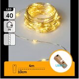 Aigostar LED dekorativni niz sa čepom za bocu 40xLED/3xLR44 4m topla bela Cene