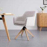 Bessagi Home naslanjač lucita, bež, žamet | Shoptok.si