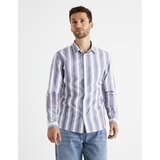 Celio Cotton Shirt Bastripes - Men Cijene