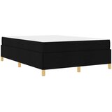  Krevetna konstrukcija Crna 160 x 200 cm tkanina | shoptok.hr
