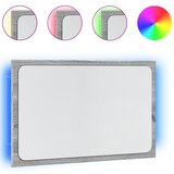 Maison Chic Kopalniško Ogledalo - Zrcalo - Kozmetično ogledalo LED siva sonoma 60x8,5x38 cm inženirski les, (21697833) | Shoptok.si