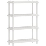  Jedinca za police 4 razina 100 x 40 x 136,5 cm PP Bijela | Eponuda.com
