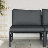 Vanjski namještaj s jastukom Antracit 80 x 80 x 71 cm Čelik | shoptok.hr