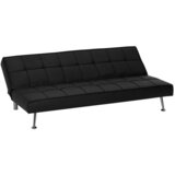 P & B ZOFA S POSTELJNO FUNKCIJO, črna tekstil | Shoptok.si