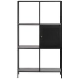 Unique Furniture Črn kovinski regal 80x138 cm Malibu – Unique Furniture Cene
