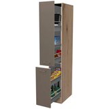 Flex-Well visoka izvlečna omara riva, barva hrasta, šampanjca | Shoptok.si
