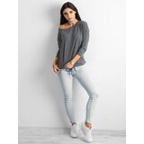 BASIC Feel Good Blouse-RV-BZ-4691.36P-dark gray | Shoptok.si
