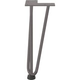  Noge s ukosnicama za stolić za kavu 4 kom. Prirodni čelik 30 cm Puni čelik | shoptok.hr