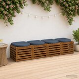  Jastučići za sjedalo od 4 dijela 4 kom. 100% | shoptok.hr