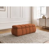 Bobochic Paris Oranžna klop iz tkanine bouclé – | Shoptok.si