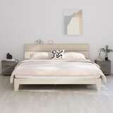 Furnova Nočna omarica HAMAR 2 kosa svetlo siva 40x35x44,5 cm borovina, (21927981) | Shoptok.si