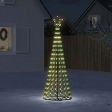  Svjetleći stožac za božićno drvce 275 LED topli bijeli 180 cm | shoptok.hr