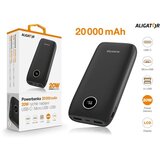 ALIGATOR PBPD20BK - Power bank sa LCD displejom PD 20000 mAh/20W/3,7V crna | Eponuda.com