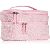 BrushArt Accessories Double-layered fluffy make-up bag torbica s dvije pregrade Light pink 1 kom | shoptok.hr