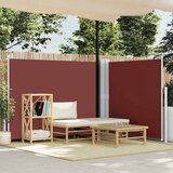  Uvlačiva bočna tenda 140 x 1000 cm smeđa | shoptok.hr