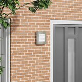  Vanjska zidna lampa Srebrno 23.5 x 9 x 26 cm | shoptok.hr