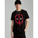 House - Majica kratkih rukava s printom Deadpool - Crna