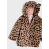 Sinsay Čupavi kaput s leopard uzorkom i u&amp;scaron;ima Slike