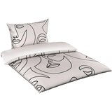 Esposa obojestranska posteljnina uni satin 200/200 cm saten črna, bela | Shoptok.si