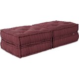 vidaXL Modularni pouf 2 kosa v bordo barvi iz tkanine, (22046009) | Shoptok.si