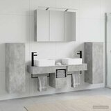  Set namještaja za kupaonicu 6 pcs Betonska siva | Shoptok.si