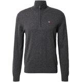 Napapijri Pulover 'DAMAVAND' tamo siva / crvena / bijela | shoptok.hr