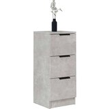 Komode 2 kosa betonsko sive 30x30x70 cm konstruiran les, (20653972) | Shoptok.si