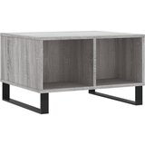 Maison Chic Klubska mizica - kavna mizica - Nizka mizica siva sonoma 60x50x36,5 cm inženirski les, (21753067) Cene